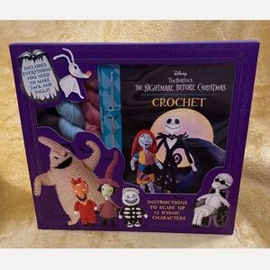 Disney The Nightmare Before Christmas Crochet Set - Purple, Black, White